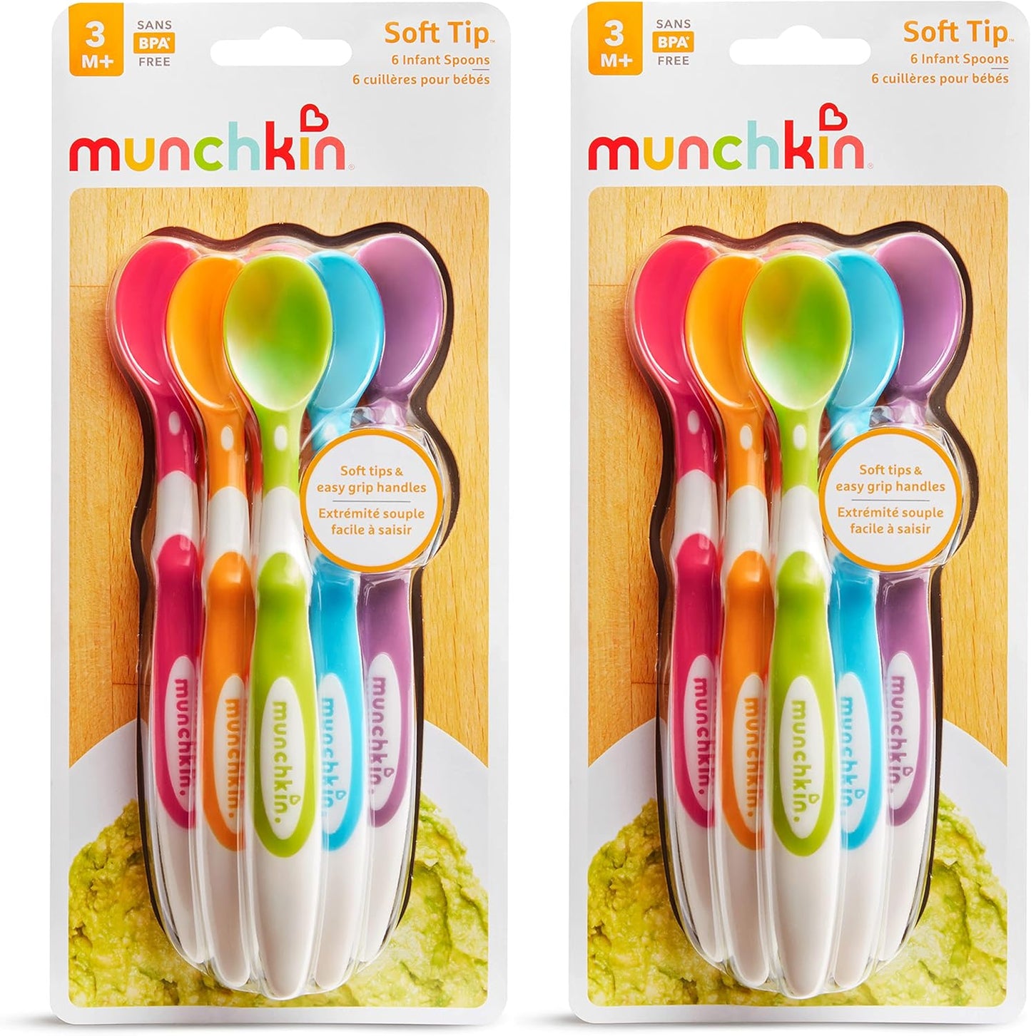 Munchkin Soft Tip™ Baby Spoons, BPA Free, 12 Pack