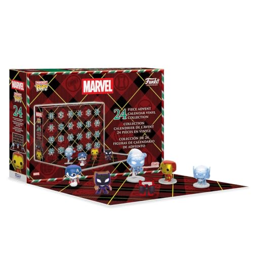POP Funko Pocket Calendar: Marvel - Iron Man & Spider-Man - 24 Day