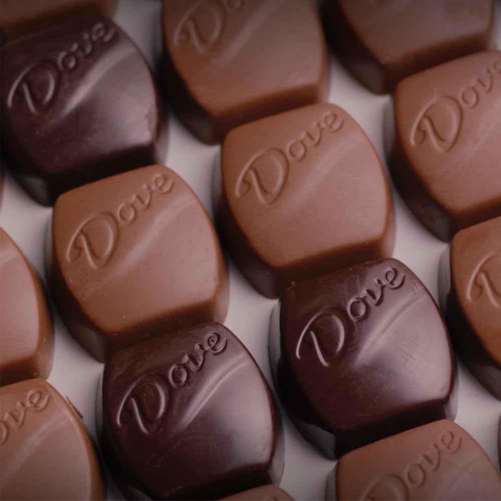 DOVE PROMISES Milk Chocolate, Dark Chocolate, and Milk Chocolate & Caramel Variety Assortment, 14.08 Oz Large Bag