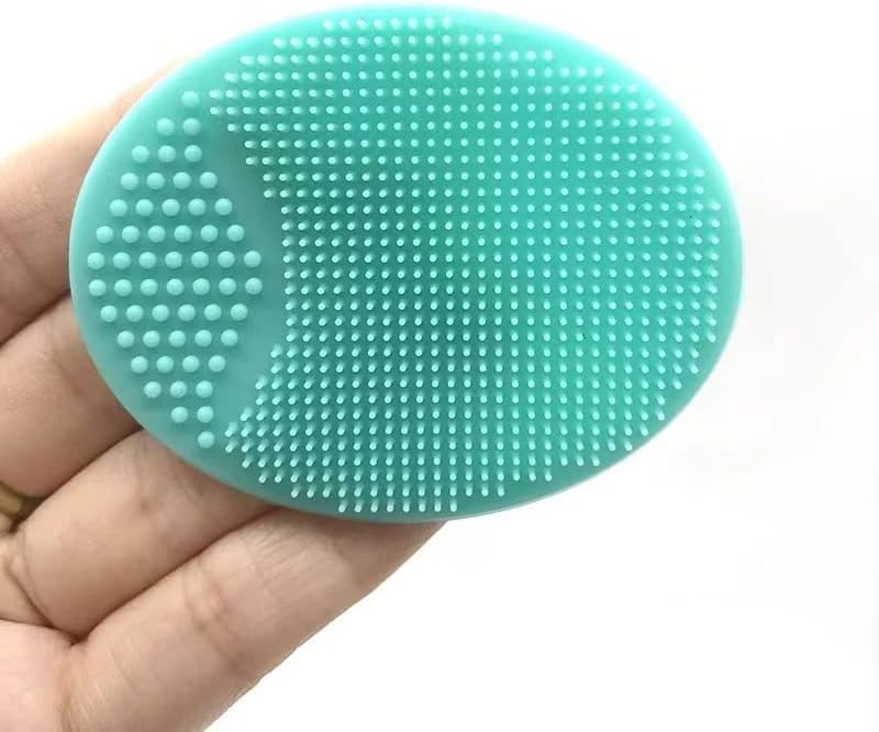 Silicone Facial Cleansing Brush - 4 Pack Face Scrubber & Exfoliator for Deep Cleaning, Soft Brush, Blackhead & Acne Pore Care