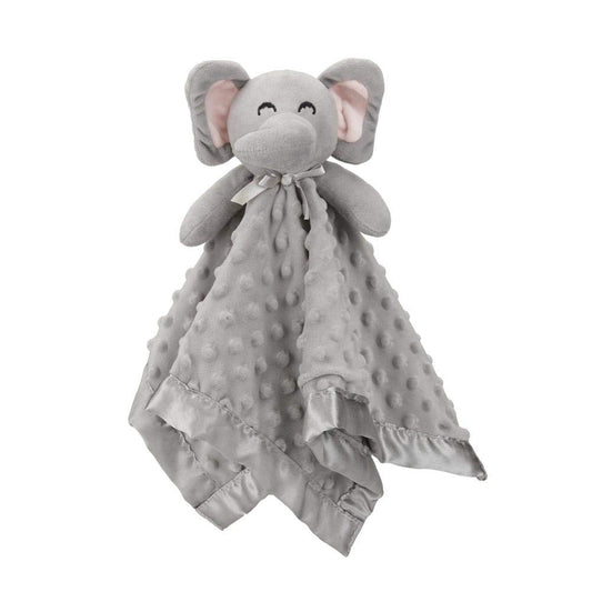 Pro Goleem Elephant Security Blanket, Soft Lovey Unisex Lovie Baby Gifts for Boys and Girls Snuggle Toy Stuffed Animal Newborn Essentials and Items Grey 16 Inch