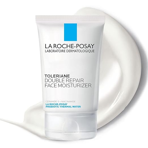 La Roche Posay Toleriane Double Repair Face Moisturizer, Daily Moisturizer Face Cream with Ceramide and Niacinamide for All Skin Types, Oil Free, Fragrance Free