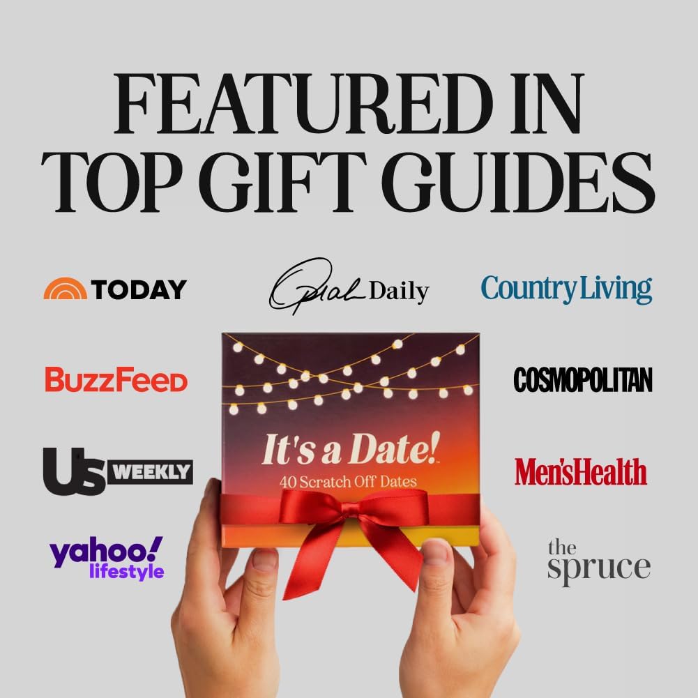 It's a Date!, 40 Fun and Romantic Scratch Off Date Night Ideas for Him, Her, Girlfriend, Boyfriend, Wife, Husband & Couples, Valentine's Gift for Men and Women