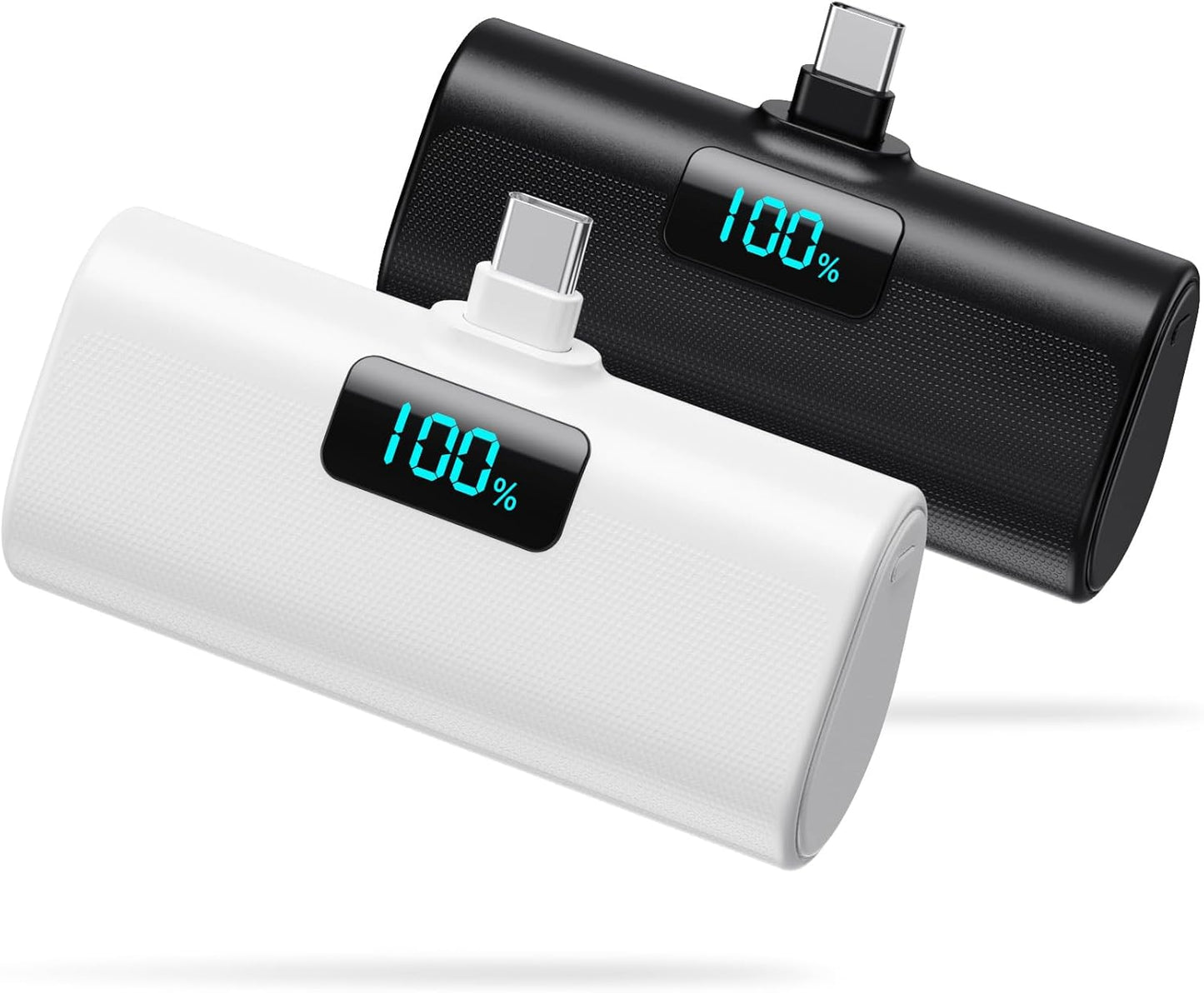 [2-Pack]Portable Charger for iPhone 16 Series,Upgraded 5200mAh PD USB C Power Bank Built-in USB-C Connector, Battery Pack Compatible with iPhone 16/16 Plus/16 Pro/16 Pro Max/15 Series, Samsung, Android