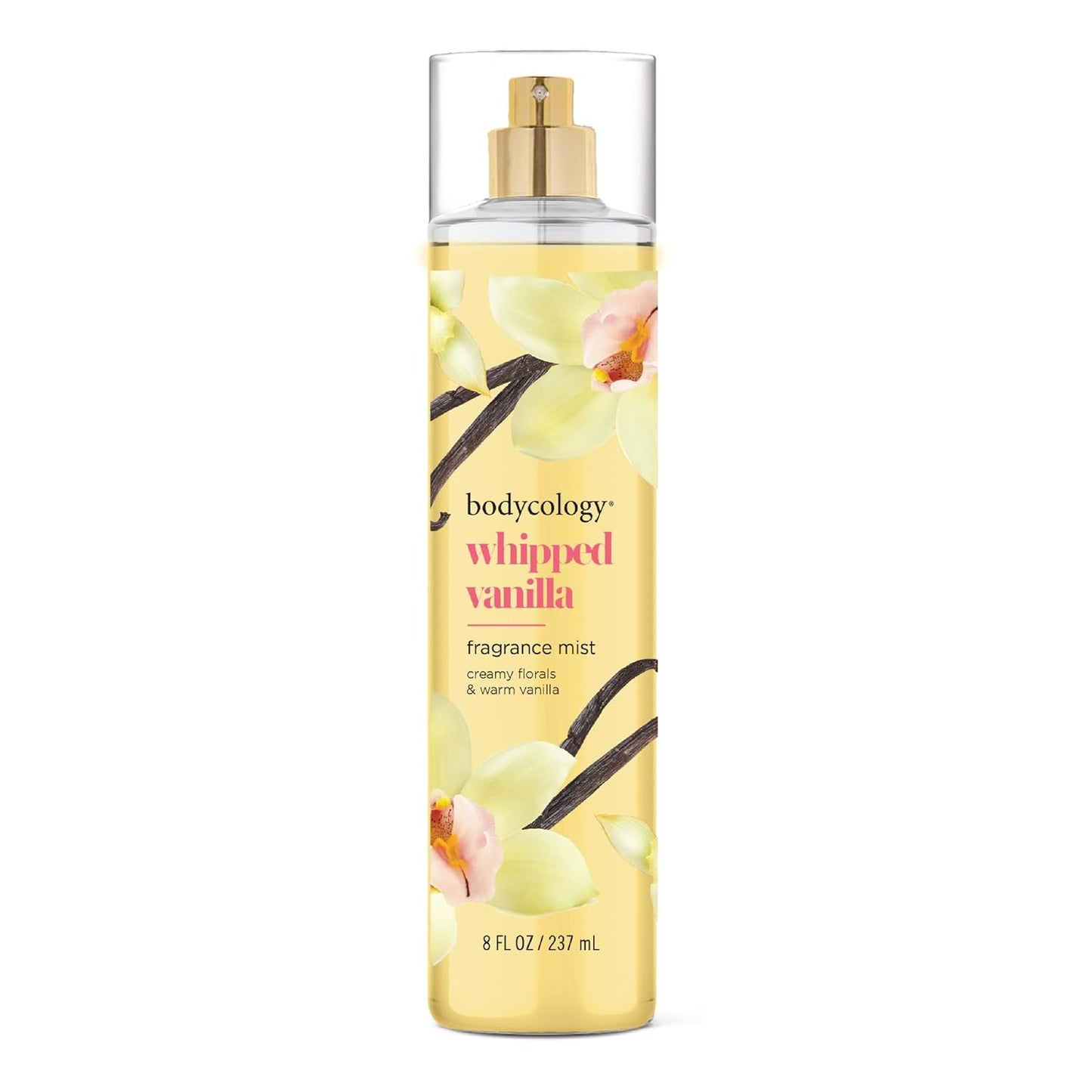 Bodycology Long-Lasting Fragrance Body Mist, Whipped Vanilla, 8 fl oz - Cart Shape