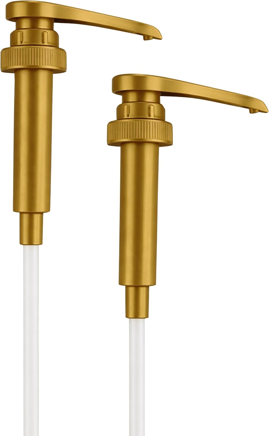 Syrup Pump Compatible with Torani, DaVinci and Skinny (Set of 2) - fits bottles (25.4 oz-750ml) (Gold)