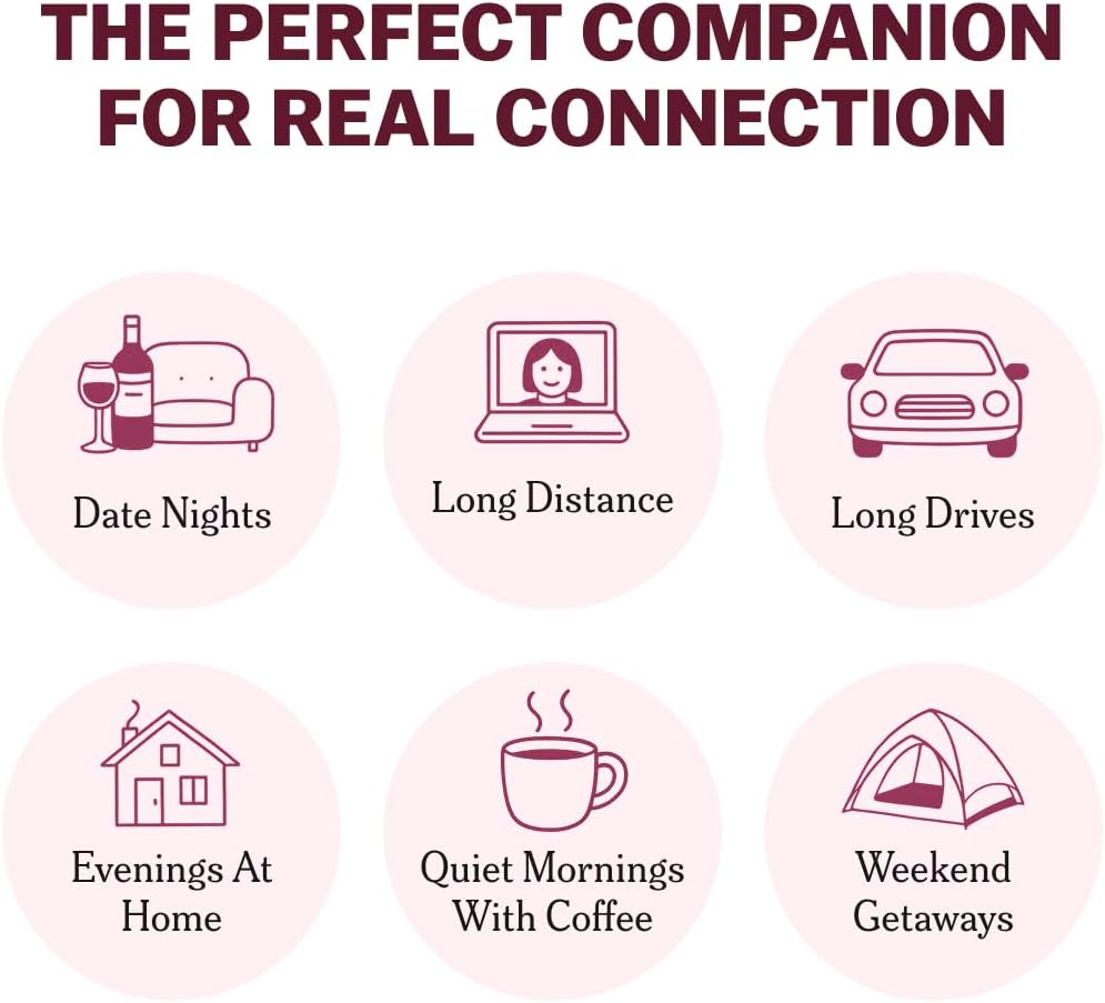 TALES 150 Conversation Starter Cards, Couples Edition, Valentines Day Gift for Couples, Games for Adults, Date Night Ideas, Anniversaries, and Quality Time Together, Prompts for Deeper Connection