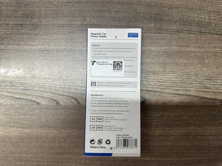 Syncwire Fits MagSafe Car Mount for Car Dash&Tesla Screen[All-Metal] Magnetic Phone Holder, [Flexible Three-axis]360° Rotation Car Mount Strong Magnets Car Phone Holder for iPhone 17 16 15 14 Pro Max