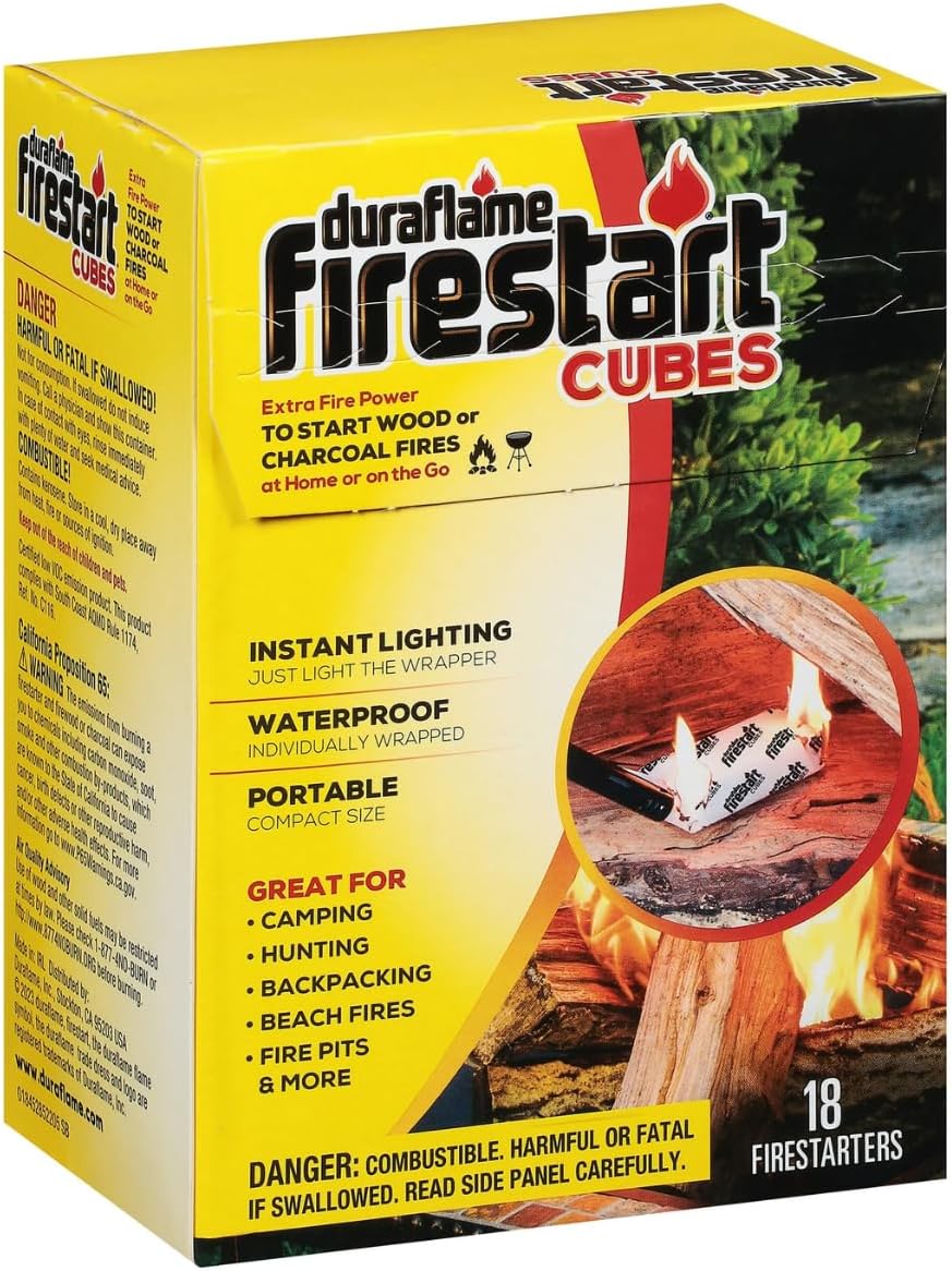 Duraflame Firestart Cubes Firelighters, 18 Pack (1 Pack)