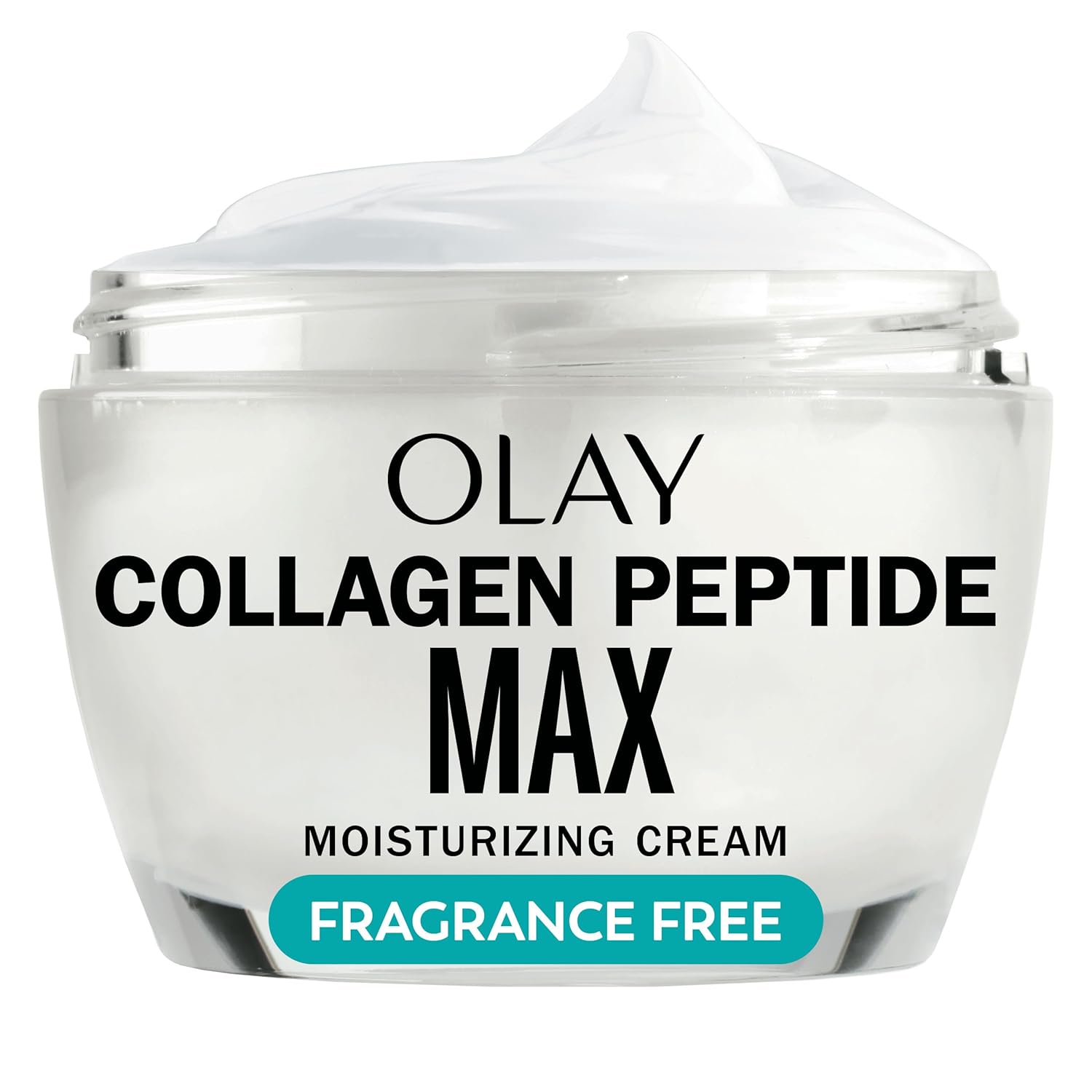 Olay Collagen Peptide Face Moisturizer, Firming Cream for Women, Fragrance-Free, Non-Greasy - Hydrating, Anti-Aging, Anti-Wrinkle, Smoothing of Fine Lines, Tightening Skin Care - Niacinamide, 1.7 Oz