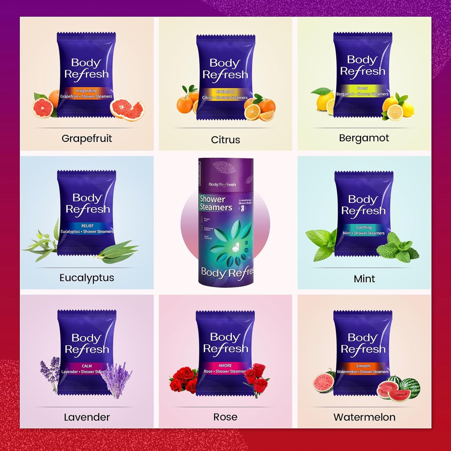 Shower Steamers Aromatherapy 8 Pack - Birthday Gifts for Women, Valentines Day Gifts for Her Wife Mom, Shower Bombs for Self Care Home Spa Relaxation Gift Set, Easter Basket Essential