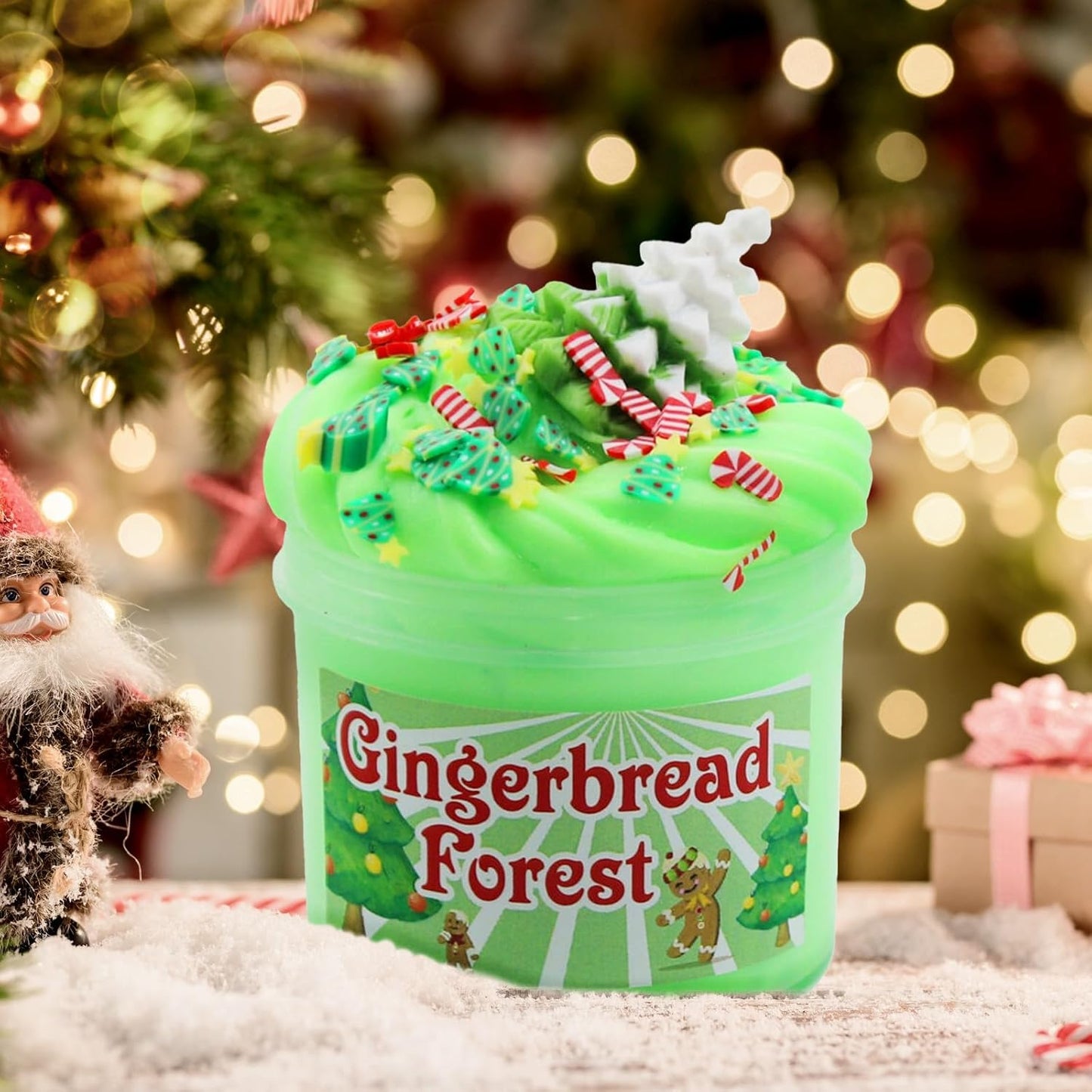 Slime Advent Calendar 2025, Christmas Countdown Calendars 24 Days of Surprises with Different Texture Fluffy Slime Kit Funny Gifts Toy for Toddler Kids Teens Girls 4 5 6 7 8 9 10 11 12 Year Old