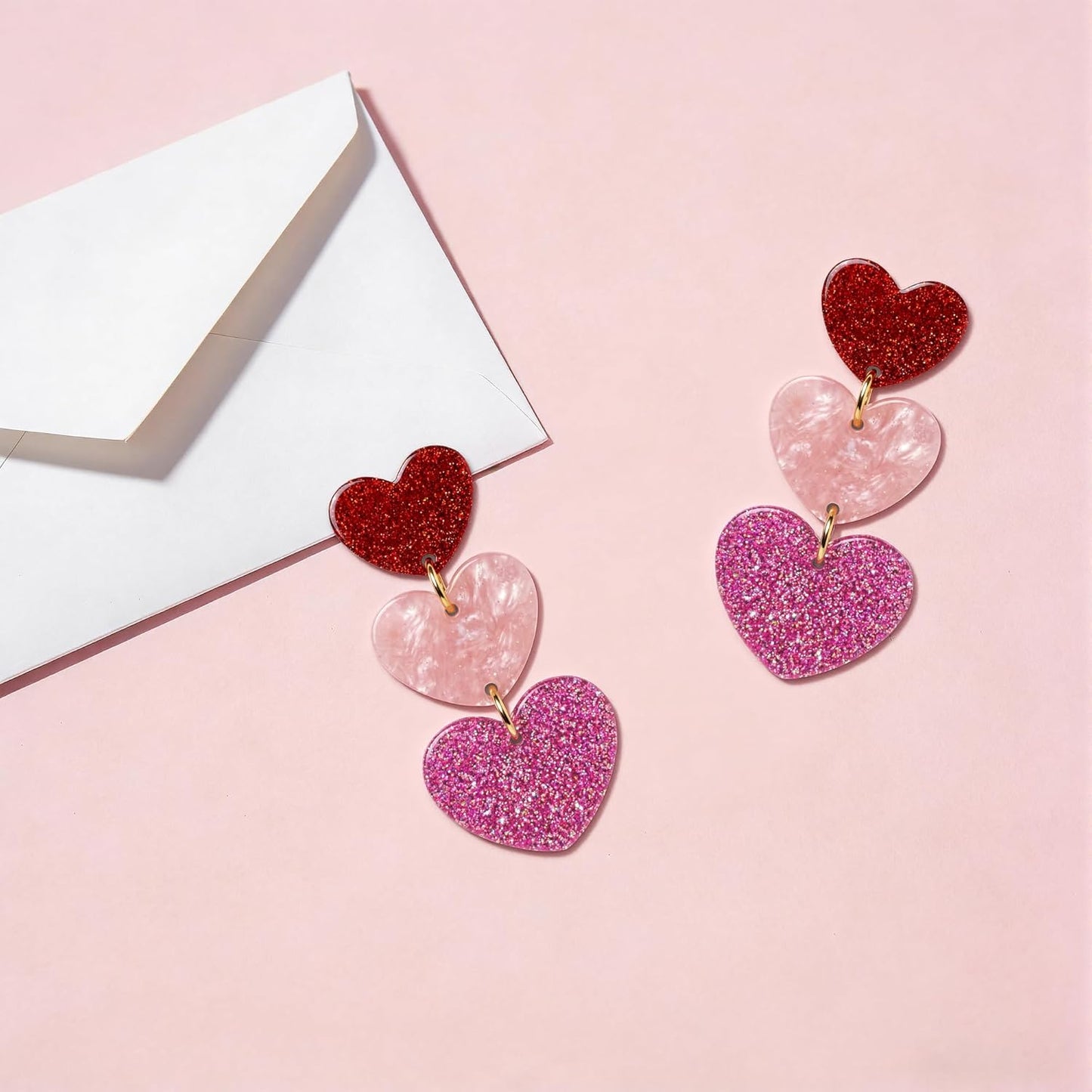 Valentines Day Outfit Women - Heart Earrings for Her | Valentines Day Gifts for Her Girls - Valentines Shirts Dress Pajamas | Valentine Decorations Decor Party Supplies