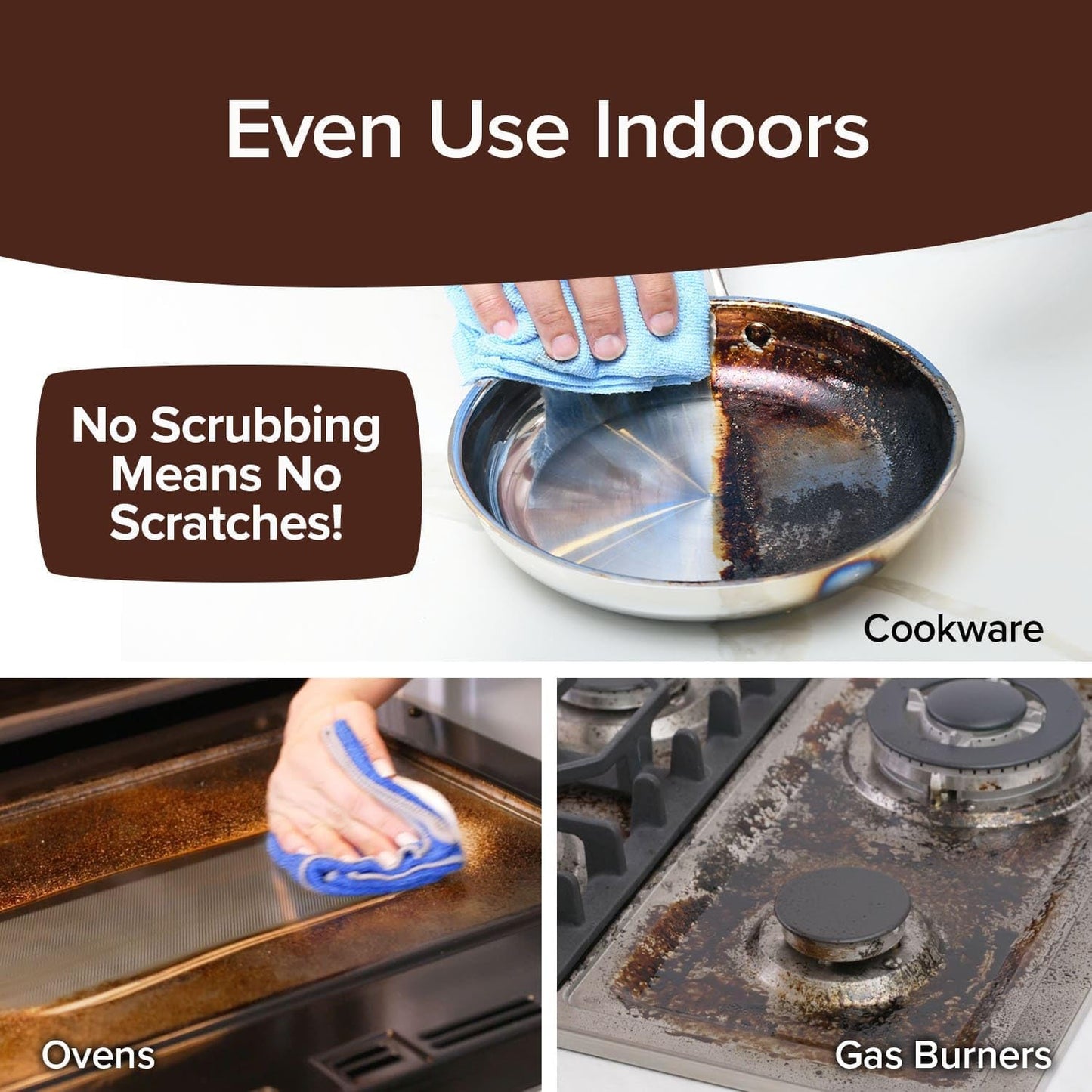 Horsepower Bull Shot BBQ Grill Cleaner, Super-Concentrated, Foaming Action Cleans in Just 10 Min, AS SEEN ON TV, Made in the USA, Emulsifies Grease and Char on Charcoal, Gas, Flat Top Grills & More