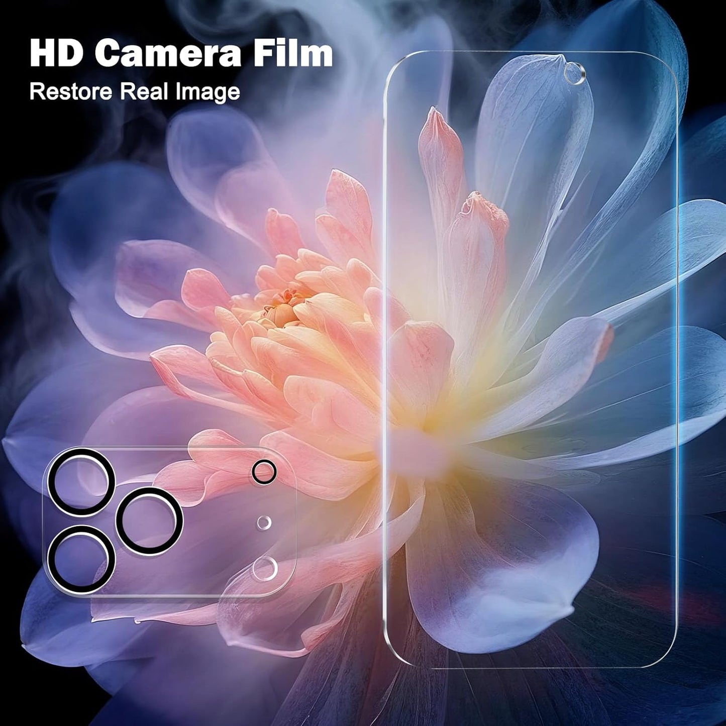 PEHAEL 3+3Pack for iPhone 17 Pro Max Privacy Screen Protector with Camera Lens Protector Full Coverage Anti-Spy Tempered Glass Film 9H Hardness Easy Installation Bubble Free [6.9 inch]