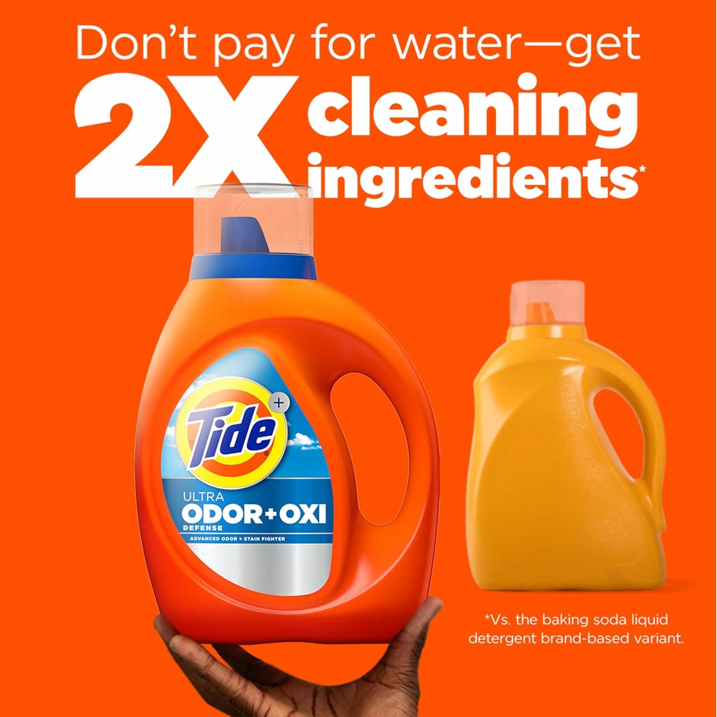 Tide Ultra Odor Defense Plus Oxi Liquid Laundry Detergent, 132 fl oz, 94 Loads, Advanced Odor and Stain Fighting Laundry Detergent Liquid (Packaging May Vary)
