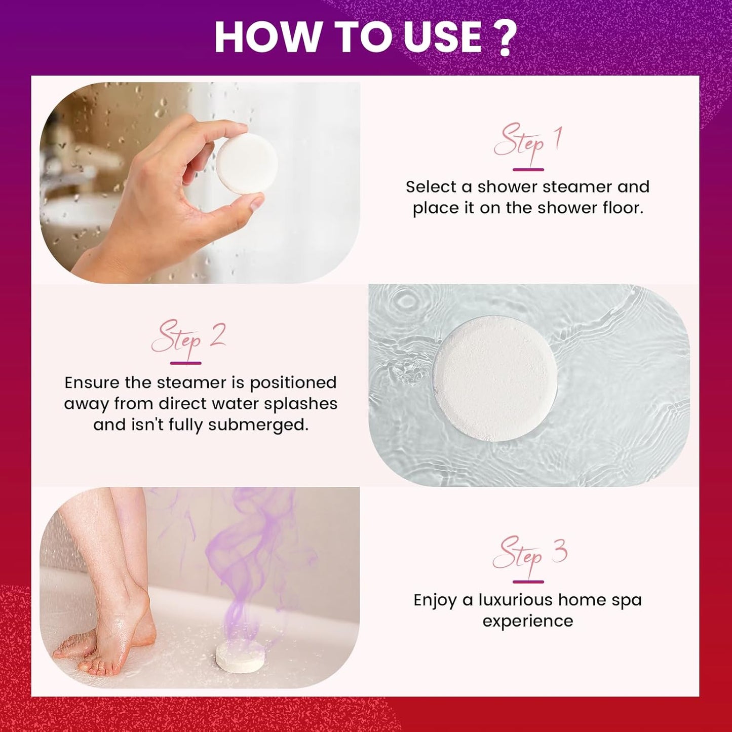 Shower Steamers Aromatherapy 8 Pack - Birthday Gifts for Women, Valentines Day Gifts for Her Wife Mom, Shower Bombs for Self Care Home Spa Relaxation Gift Set, Easter Basket Essential