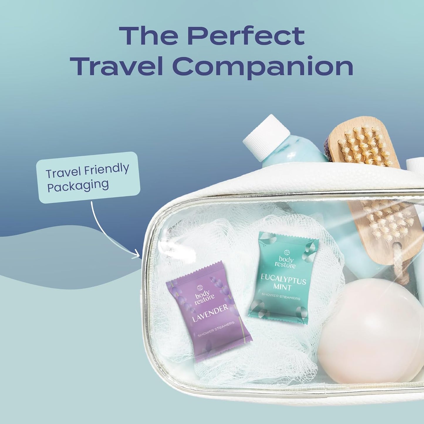 Body Restore Shower Steamers Aromatherapy 6 Pack – Valentines Day Gifts for Her and Him, Birthday Gifts for Women and Men, Relaxation, Stress Relief, Self Care – Clarity