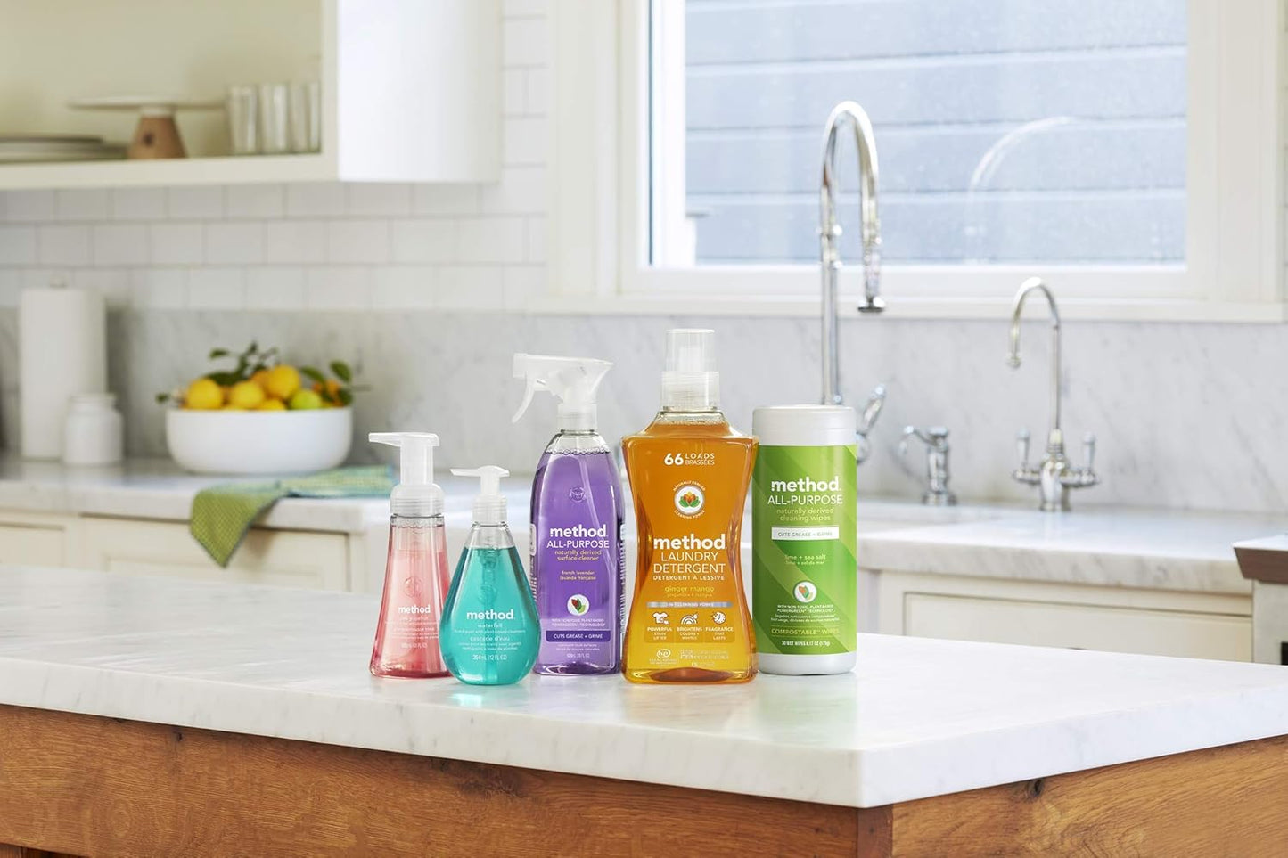 Method All-Purpose Cleaner Spray, French Lavender, Plant-Based and Biodegradable Formula Perfect for Most Counters, Tiles and More, 28 Fl Oz, (Pack of 1