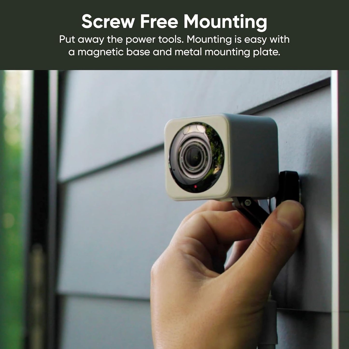 WYZE Cam v4, 2.5K QHD WiFi Indoor/Outdoor Smart Home Security Camera, Pet/Baby Monitor, Motion Activated Spotlight/Siren, Color Night Vision, 2-Way Audio, Works with Alexa & Google