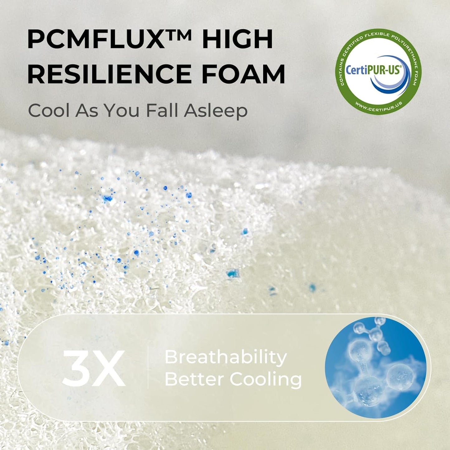 Sweetnight CoolNest 14 Inch King Size Mattress, Cooling King Memory Foam Mattress for Cool Night Sleep, 5-Zone Ergo Support for Pressure Relief, Medium, CertiPUR-US Certified