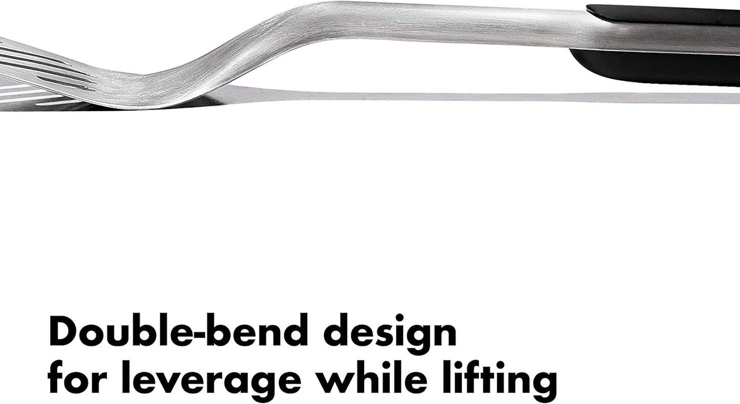 OXO Good Grips Grilling Tools, Tongs and Turner Set, Black