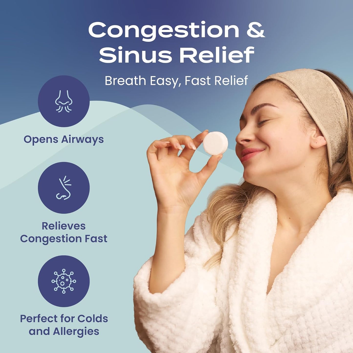 Body Restore Shower Steamers Aromatherapy 6 Pack – Valentines Day Gifts for Her and Him, Birthday Gifts for Women and Men, Relaxation, Stress Relief, Self Care – Clarity