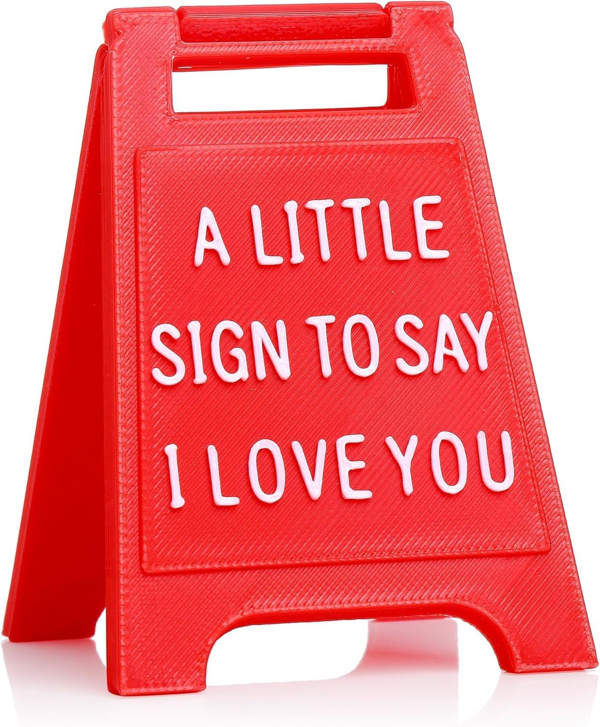Mini Sign Valentine's Decoration Anniversary Present - Valentines Day Romantic I Love You Sign - Fun Boyfriend - Cute Birthday, Christmas, Wedding Gift for Girlfriend, Wife, Fiancee