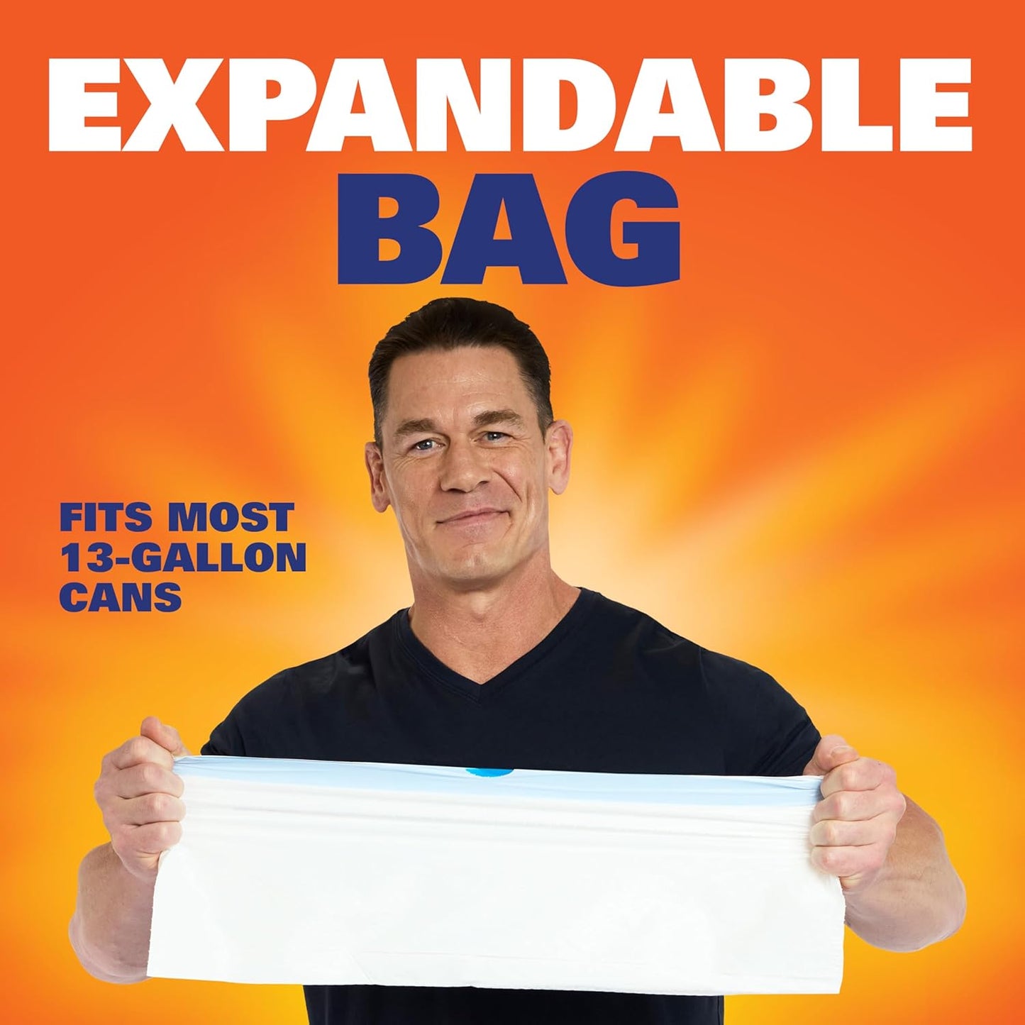 Hefty Ultra Strong Tall Kitchen Trash Bags, Unscented, 13 Gallon, 80 Count