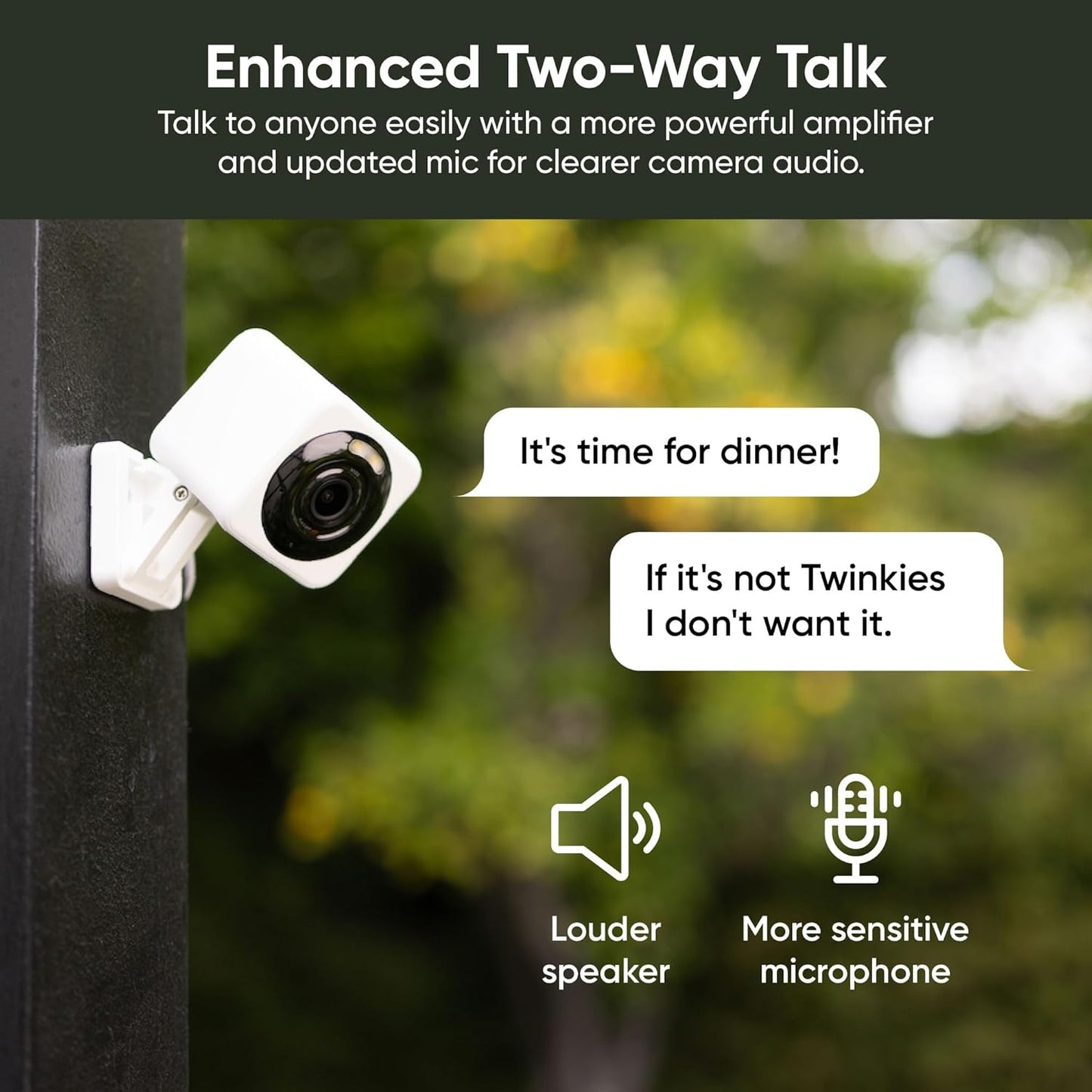 WYZE Cam v4, 2.5K QHD WiFi Indoor/Outdoor Smart Home Security Camera, Pet/Baby Monitor, Motion Activated Spotlight/Siren, Color Night Vision, 2-Way Audio, Works with Alexa & Google
