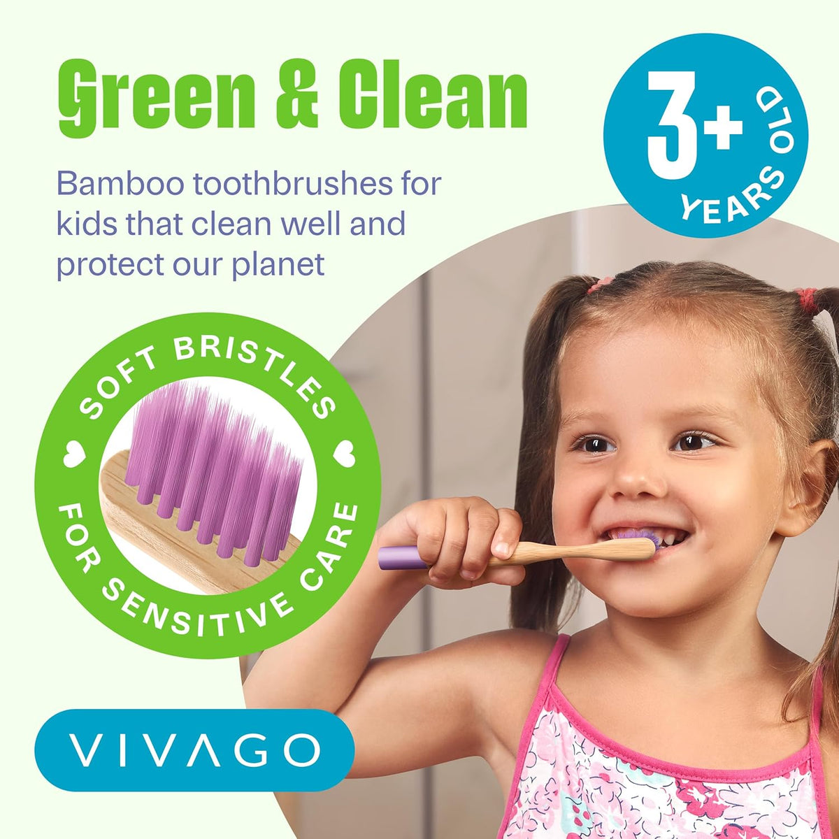 Toothbrush. Shop Kids Bamboo Toothbrushes 6 Pack - BPA Free Soft Bristles Toothbrushes ...