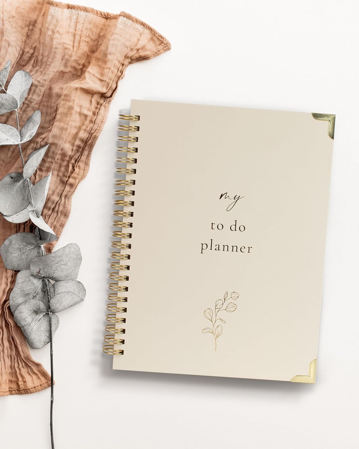 Beautiful To Do List Notebook - Aesthetic Daily Planner to Easily Organize Your Tasks And Boost Productivity - Stylish Undated ADHD Planner Gift and The Perfect School or Office Supplies For Women