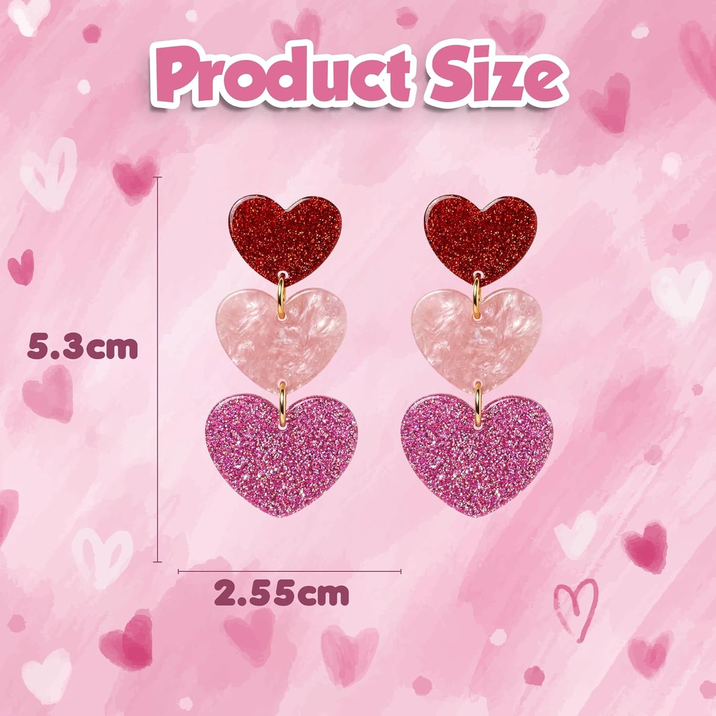 Valentines Day Outfit Women - Heart Earrings for Her | Valentines Day Gifts for Her Girls - Valentines Shirts Dress Pajamas | Valentine Decorations Decor Party Supplies