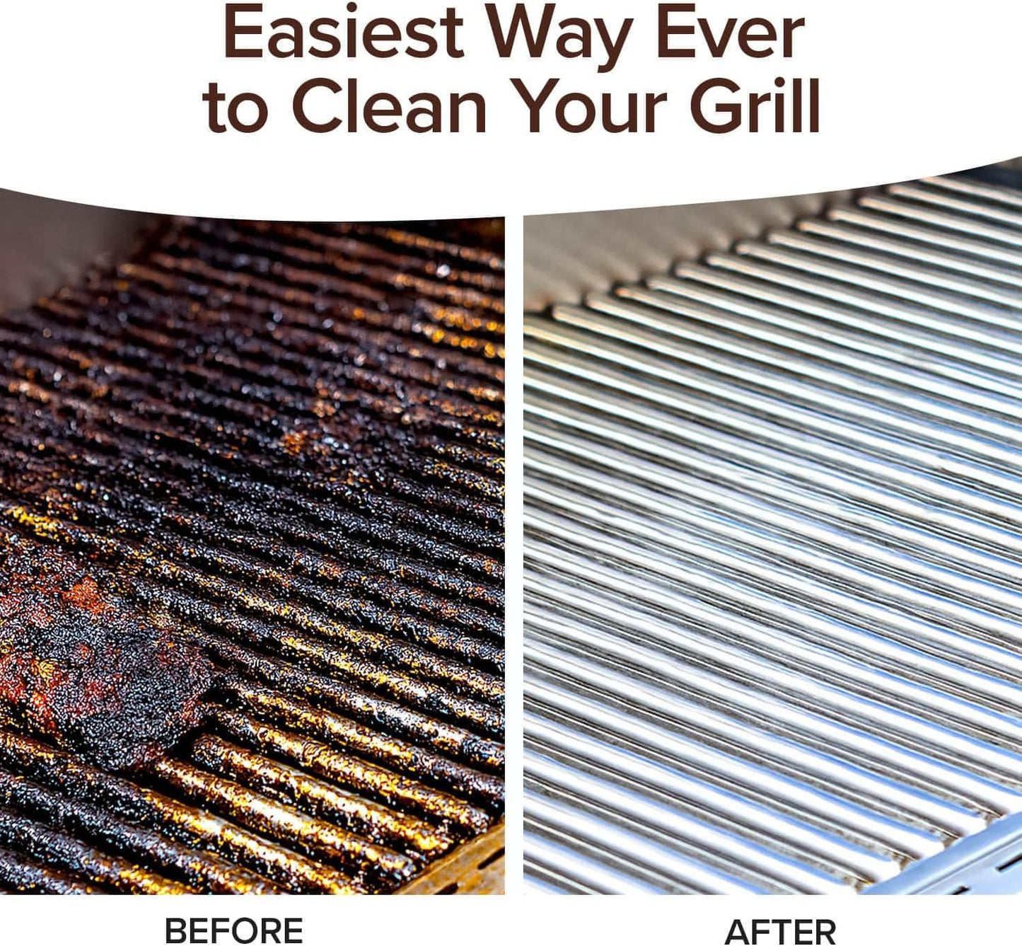 Horsepower Bull Shot BBQ Grill Cleaner, Super-Concentrated, Foaming Action Cleans in Just 10 Min, AS SEEN ON TV, Made in the USA, Emulsifies Grease and Char on Charcoal, Gas, Flat Top Grills & More