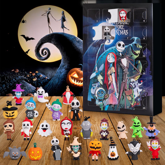 Nightmare Be Christmas Advent Calendar,Christmas Advent Calendar 2026,with 24 Collectible Ornament for Kids Adult Boys Girl,Christmas Countdown Calendar,Christmas Stocking Stuffers Gifts