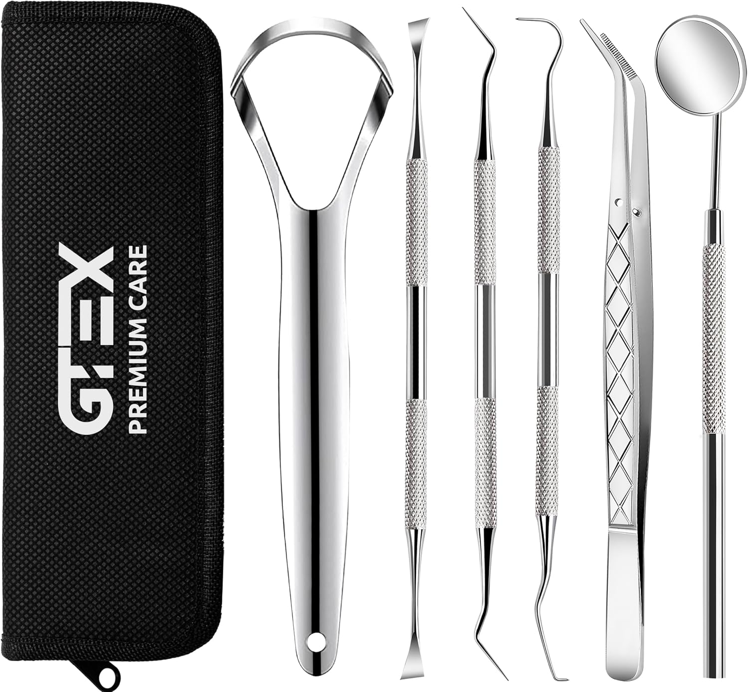 GTEX Dental Tools, Dental Pick, Plaque Remover for Teeth, Teeth Cleaning Tools, Plaque Tartar Remover for Teeth, Dental Picks for Teeth Cleaning, Teeth Cleaning Kit, Dentist Tools
