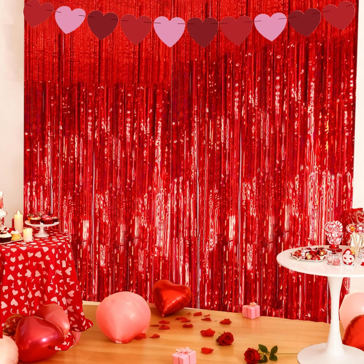 Valentines Day Decorations - Valentines Decor Backdrop Banner for Wall Door - Valentine Decorations for Home Indoor Outdoor | Galentines Day Accessories Party Favors