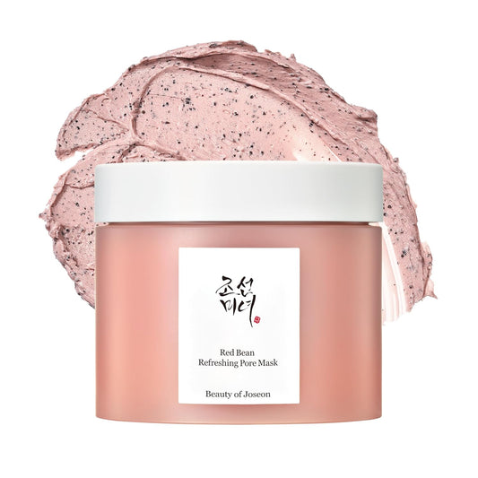 Beauty of Joseon Red Bean Pore Refreshing Mask Mud Cream Hydrating Wash Off Pack, Pore Cleansing Exfoliator, Korean Skin Care for Men and Women 140ml, 4.73 fl.oz