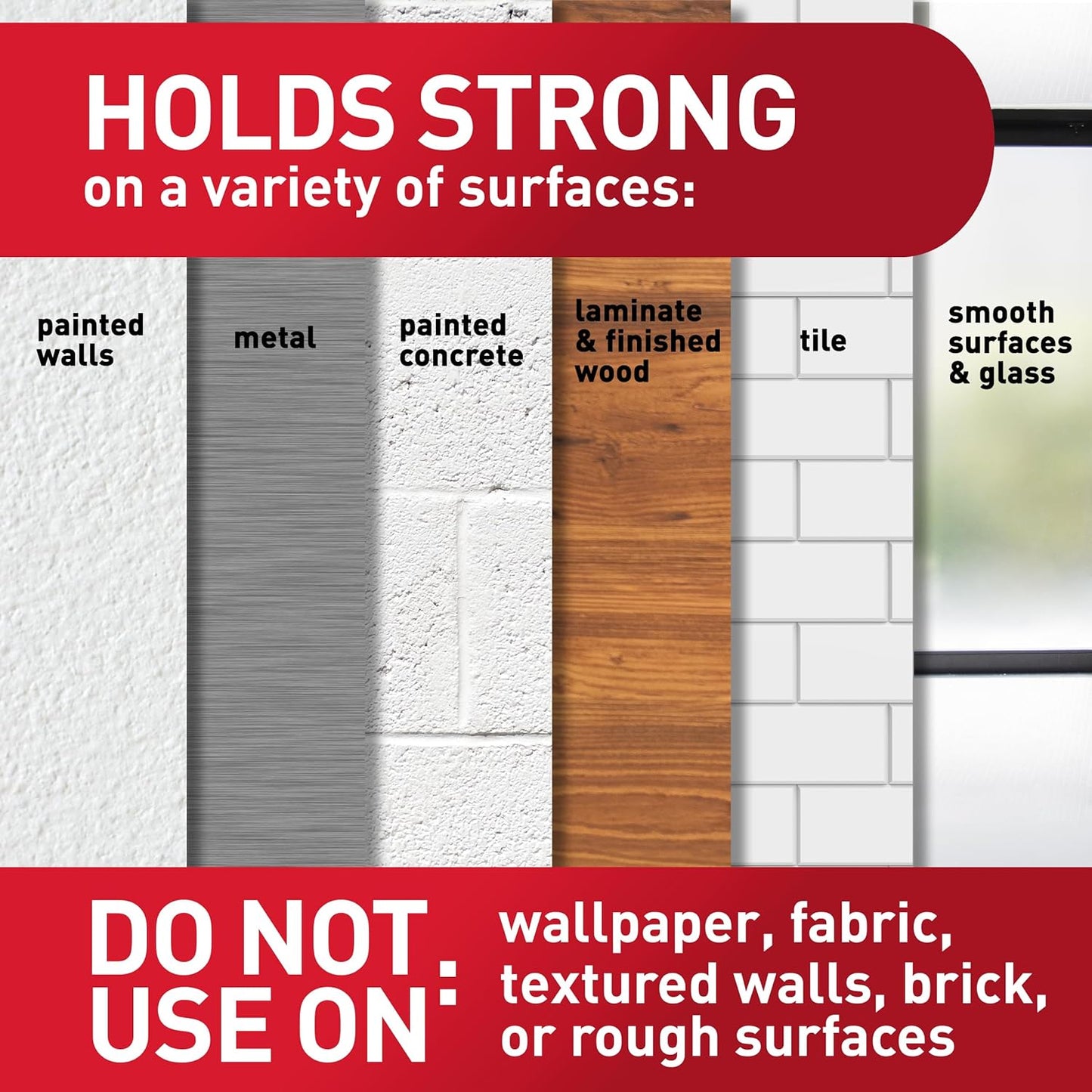 Command Indoor Mini Light Clips, Damage Free Hanging Christmas Light Clips, Mini Wall Clips for Hanging Indoor Christmas Decorations, Lights and Cables, 45 Clear Clips and 54 Command Strips