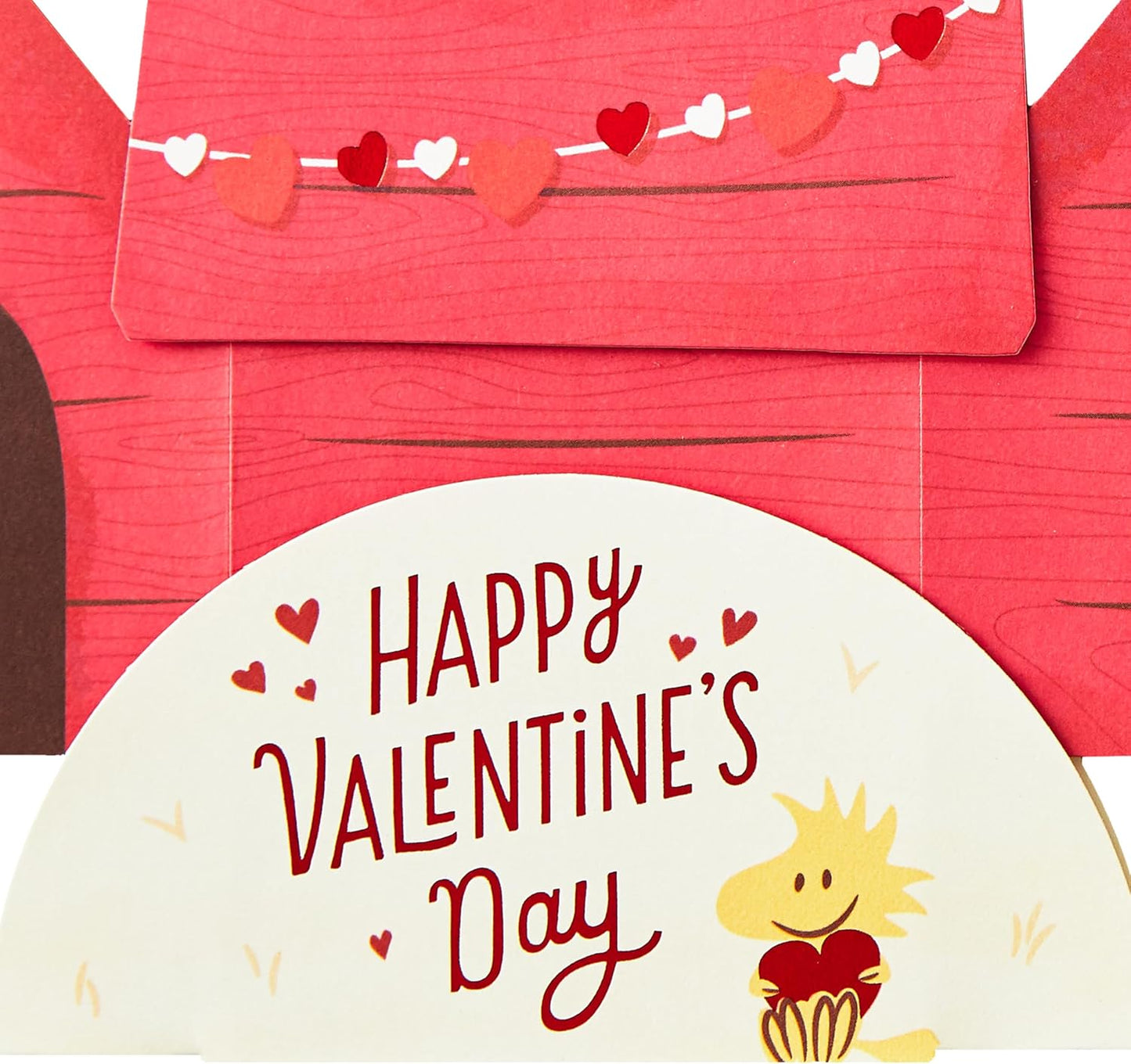 Hallmark Peanuts Valentines Day Pop Up Card (Snoopy and Woodstock) Paper Wonder 3D Card