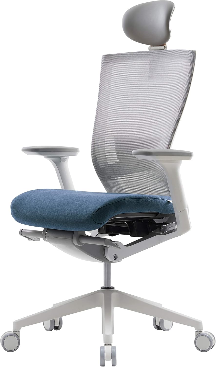 SIDIZ T50 Ergonomic Office Chair : High Performance Home Office Chair with Adjustable Headrest, Lumbar Support, 3D Armrest, Seat Depth, Mesh Back Computer Chair, Alternative Gaming Chair (Blue)