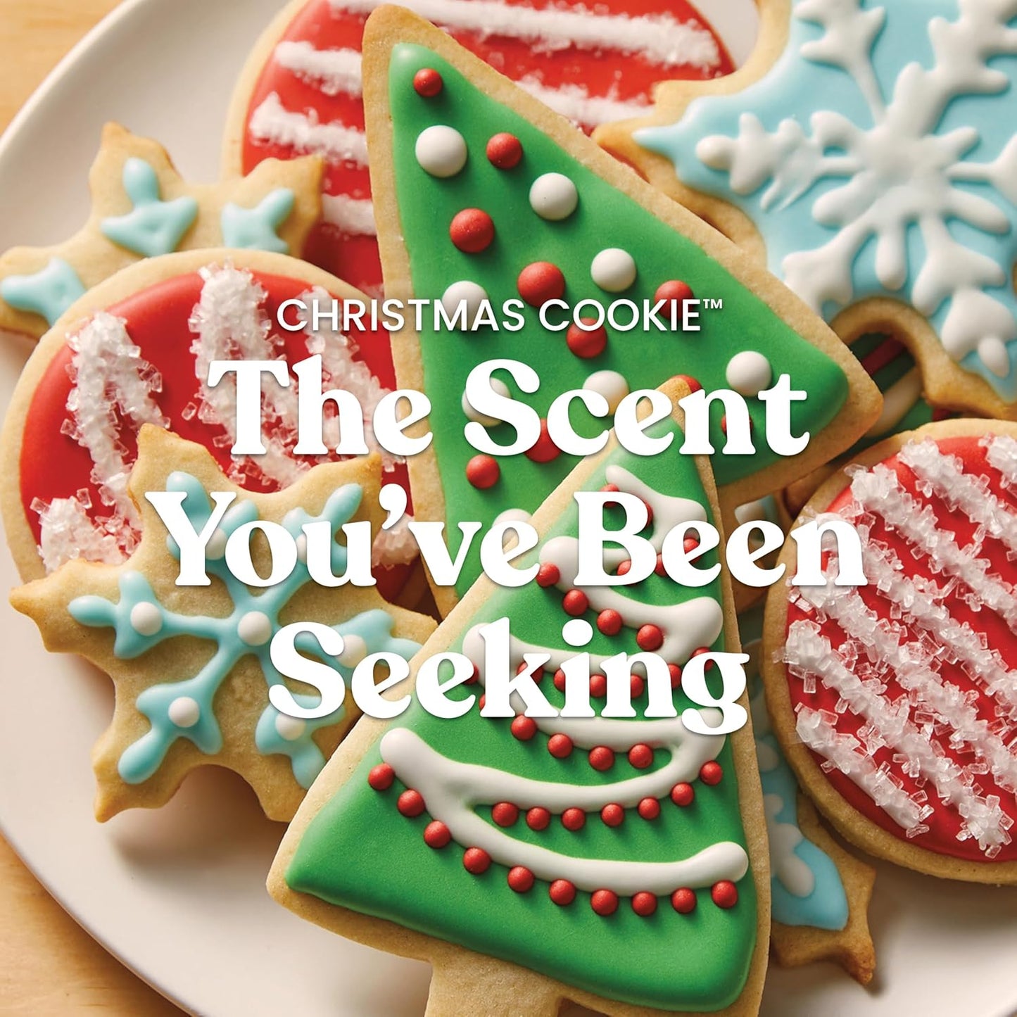 Yankee Candle Large Jar Scented Candle with up to 150 Hour Burn Time, Premium Plant Wax Blend for Consistent Burn, 22 oz Jar Candle with Room Filling Fragrance, Christmas Cookie