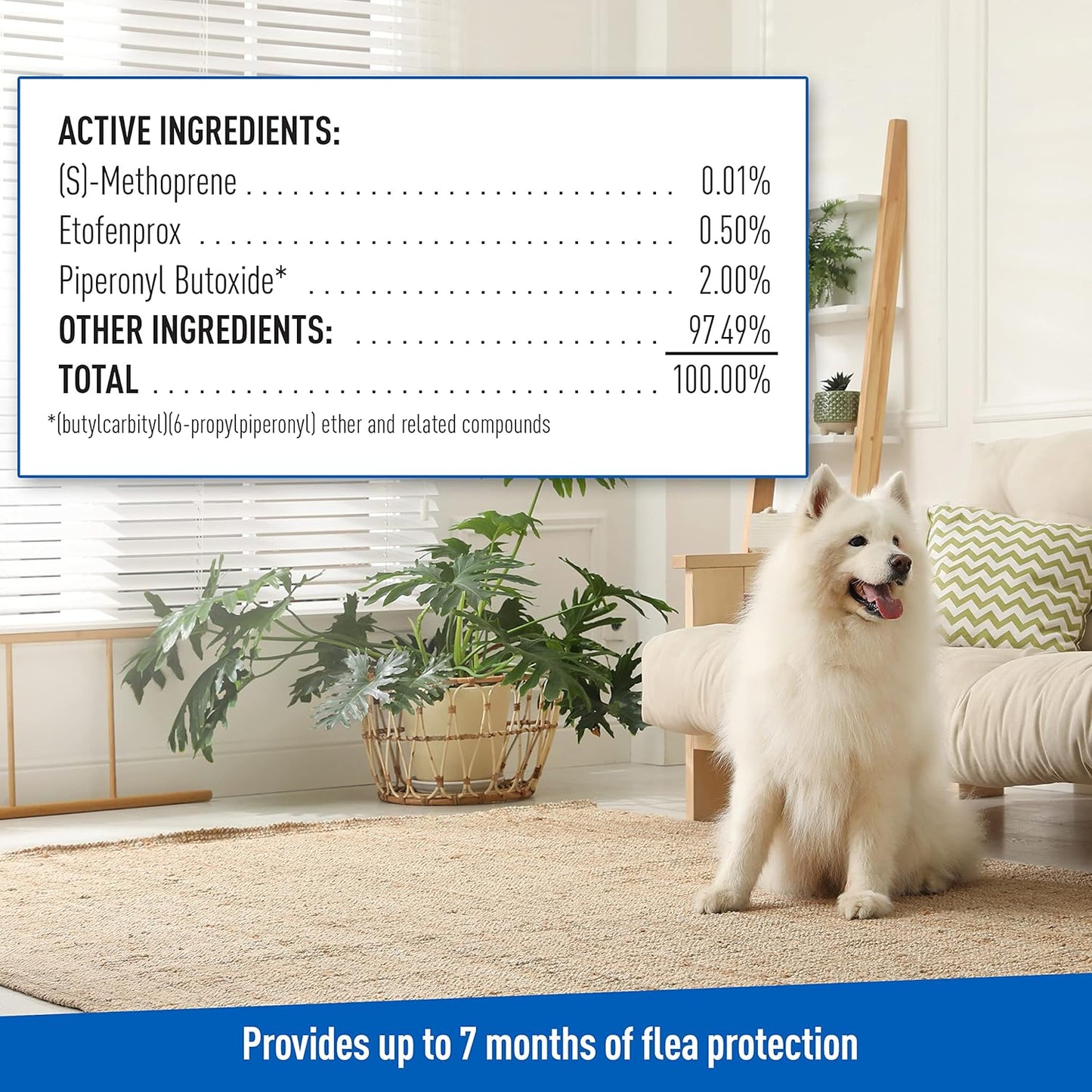 Flea & Tick Home Spray with Precor, Kills Fleas, Flea Eggs, Flea Larvae, Bed Bugs, Ticks, Ants, Cockroaches, Spiders, Mosquitoes And Many Other Listed Nuisance Pests In The Home, 24 Fl Oz
