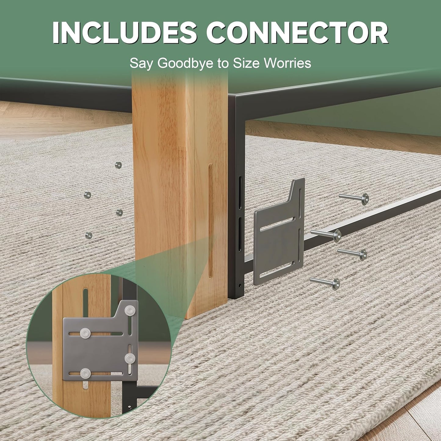 Wood Headboard Queen Size, 64.6" Wide Wooden Queen Headboard Only, Modern Farmhouse Headboards, Wall Mounted Fluted Panel, Wingback Boho Headboards, Natural