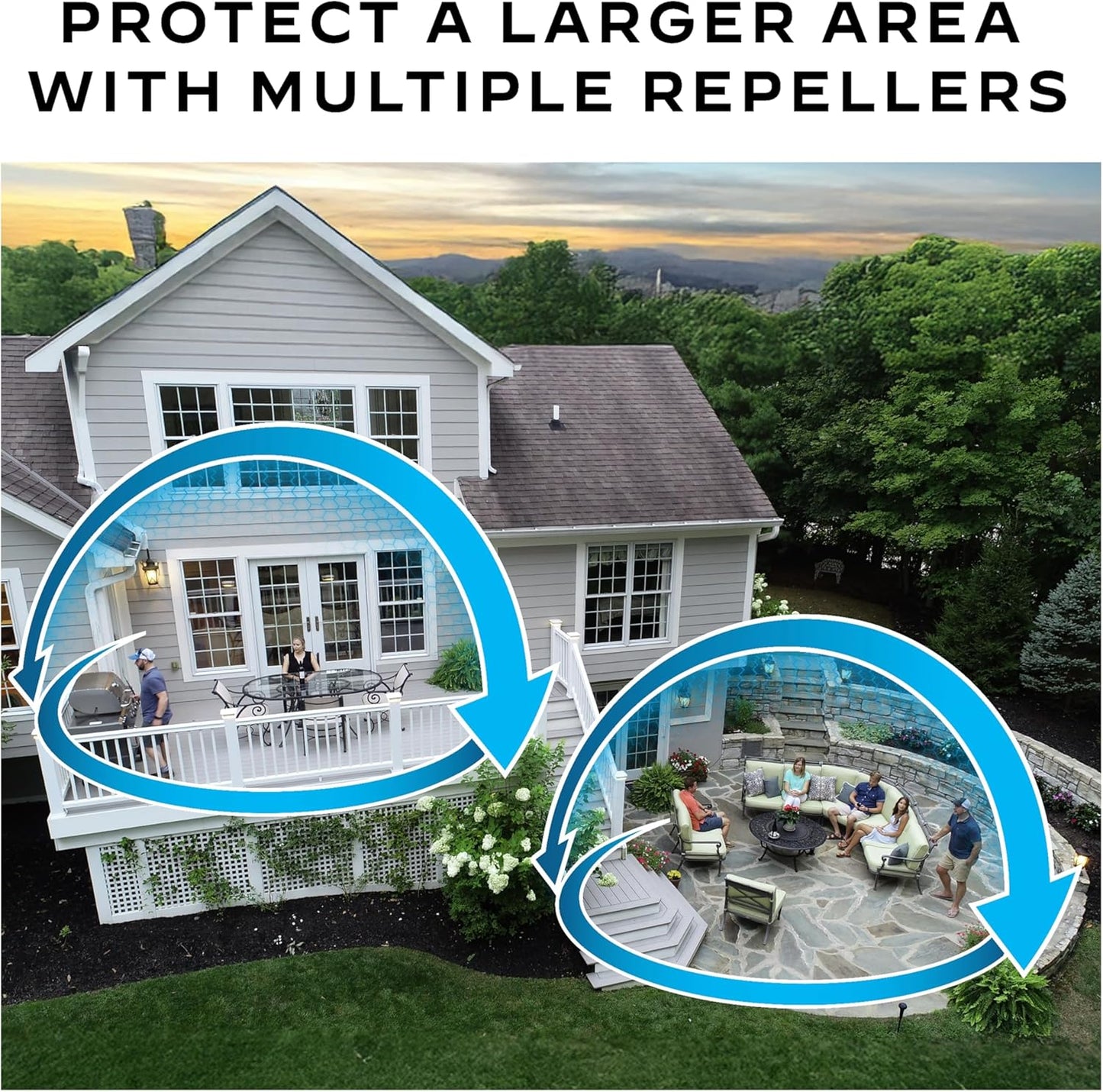 Thermacell Mosquito Repeller Patio Shield; Includes 12-Hour Refill; 15 Foot Zone of Protection; Highly Effective Mosquito Repellent for Patio; Bug Spray Alternative; Scent Free