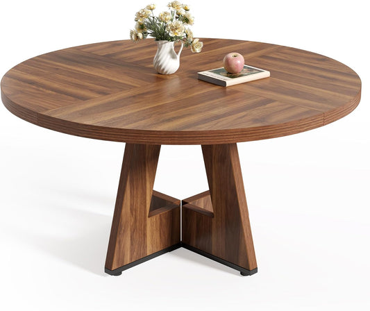 LITTLE TREE Round Dining Table for 4-6 People